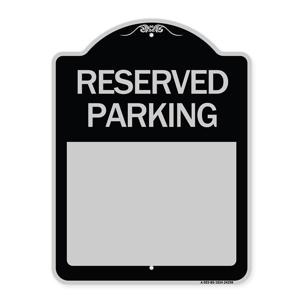 Signmission Blank Reserved Parking Heavy-Gauge Aluminum Architectural Sign, 24" x 18", BS-1824-24298 A-DES-BS-1824-24298 - main